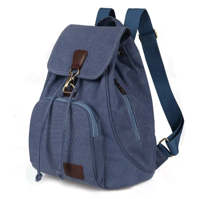 Vintage Drawstring Canvas Backpack - More than a backpack