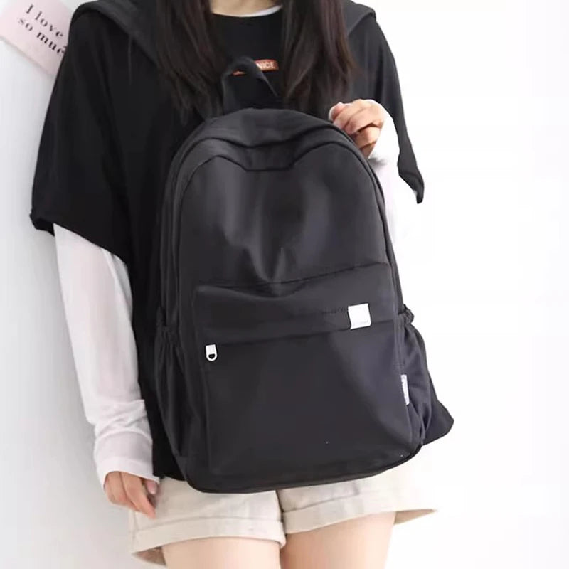 FlexPack Solid Color School Backpack