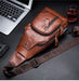 Genuine Leather Crossbody USB Bag - More than a backpack