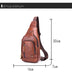 Genuine Leather Crossbody USB Bag - More than a backpack