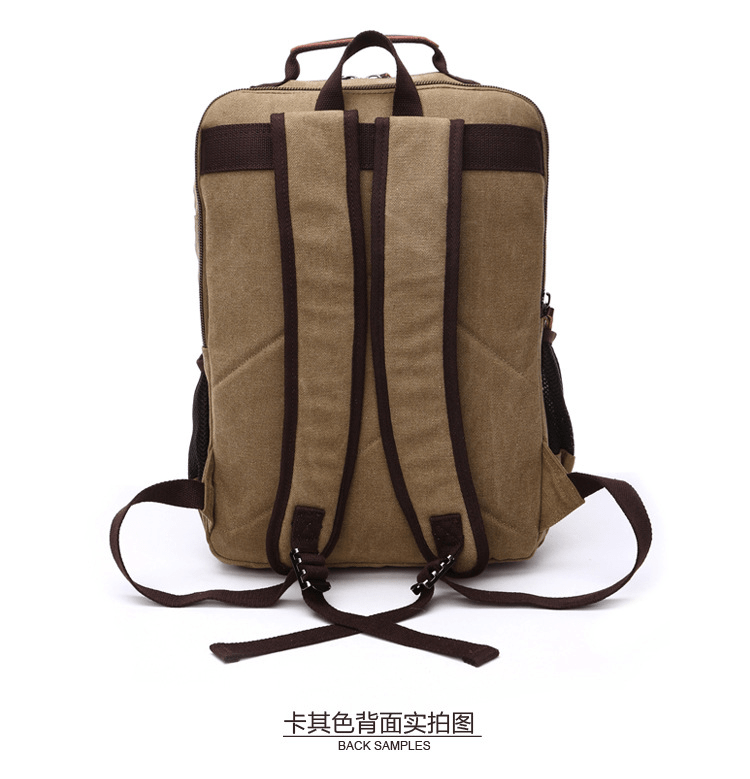 Vintage Canvas Travel Backpack - More than a backpack