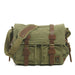 Canvas and Leather Rugged Messenger Bag - More than a backpack