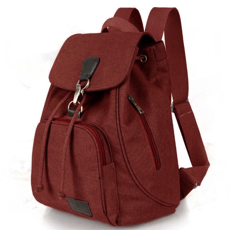 Vintage Drawstring Canvas Backpack - More than a backpack